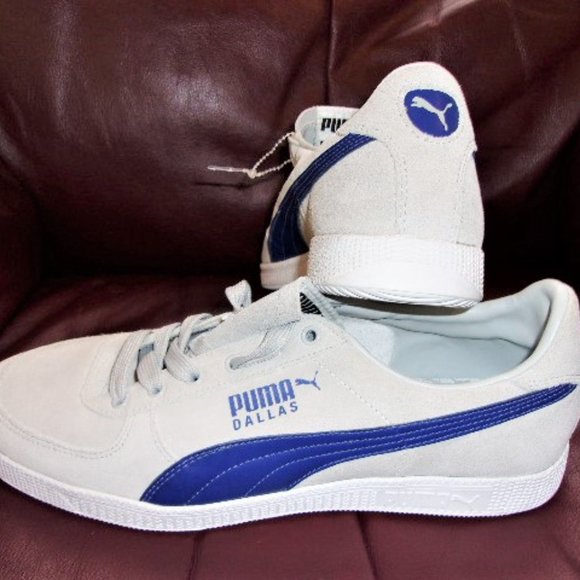 NEW Puma sneakers "Dallas" Edition Men 10 Gray Blue Leather Discount Shipping!! - Picture 5 of 8